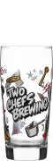 Two Chefs Brewing glas