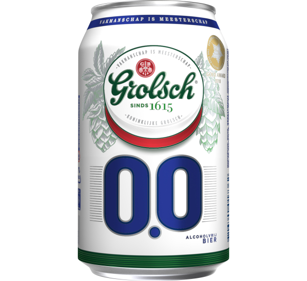 Grolsch blik 0.0% # 01