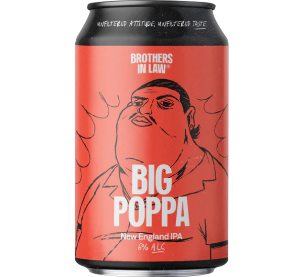 Brothers in Law Big Poppa New England IPA blik # 01