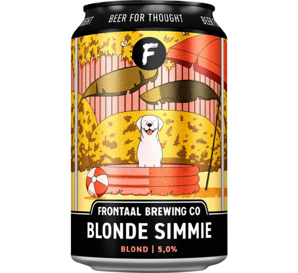 Frontaal Blonde Simmie blik # 01