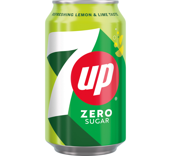 7UP Lemon-lime Zero Sugar blik # 01