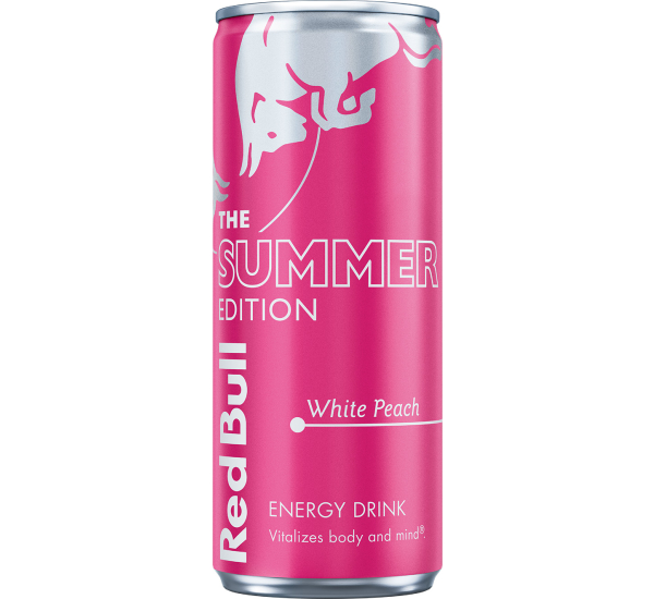 Red Bull White Peach blik # 01