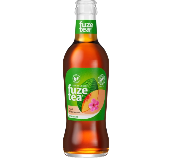 Fuze Tea Black Tea Peach Hibiscus Moment # 01