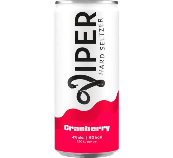 Viper Seltzer Cranberry blik # 01