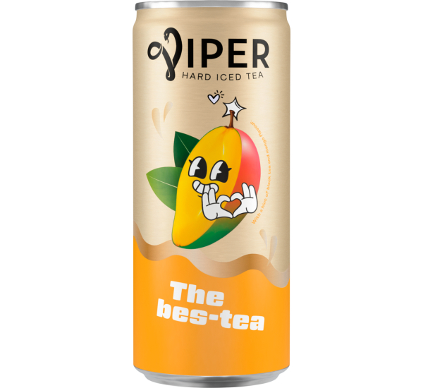 Viper Seltzer Ice Tea Mango blik # 11