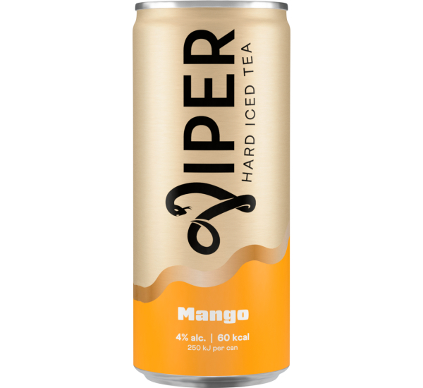 Viper Seltzer Ice Tea Mango blik # 01