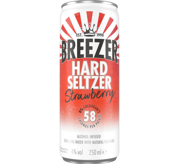 Bacardi Breezer Hard Seltzer Strawberry # 01