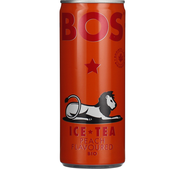 BOS ice tea Peach blik # 01