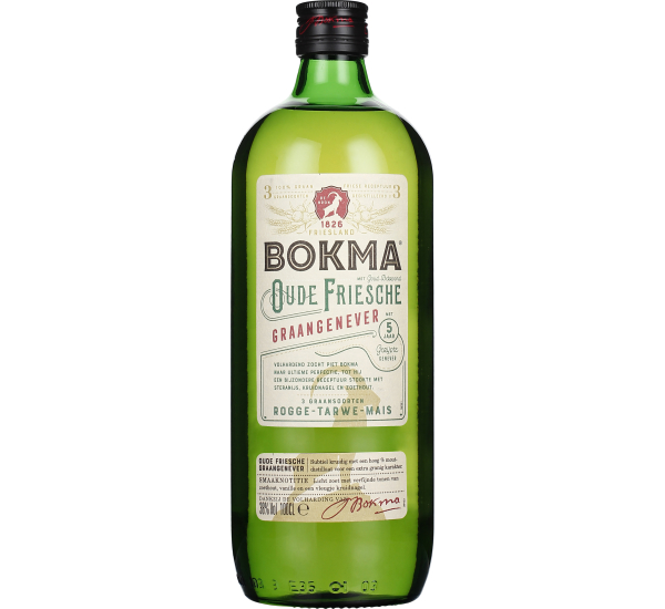 Bokma Oude Friesche Jenever rond # 01