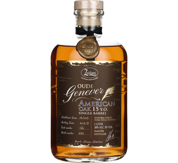 Zuidam Oude Genever American Oak 15 jaar # 01