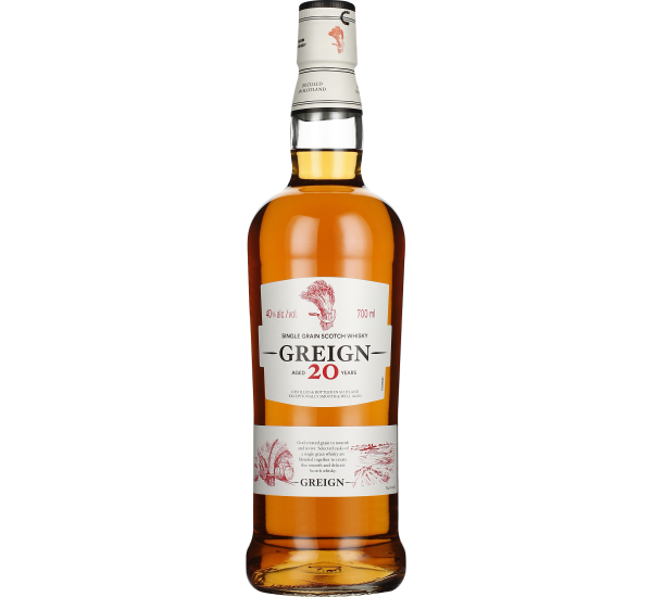 Fles Greign 20 years Single Grain 70CL | Drankengroothandel Henk Smit