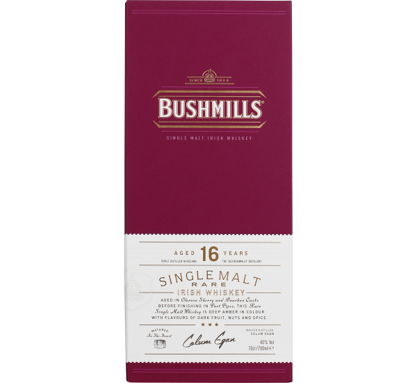 Fles Bushmills 16 years Single Malt 70CL | Drankengroothandel Henk Smit ...