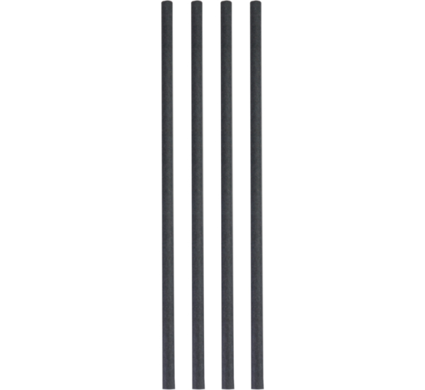 Papieren Rietjes Zwart 200stuks # 01