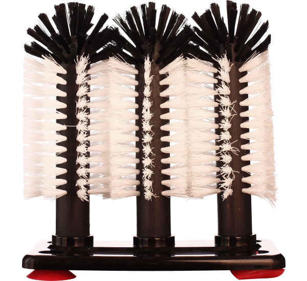 Glazenspoelborstel 3 borstels # 11