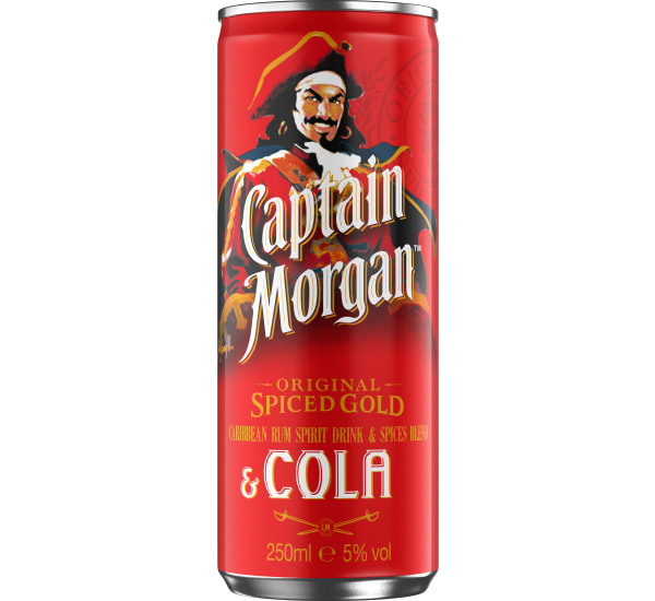 Captain Morgan & Cola blik # 01