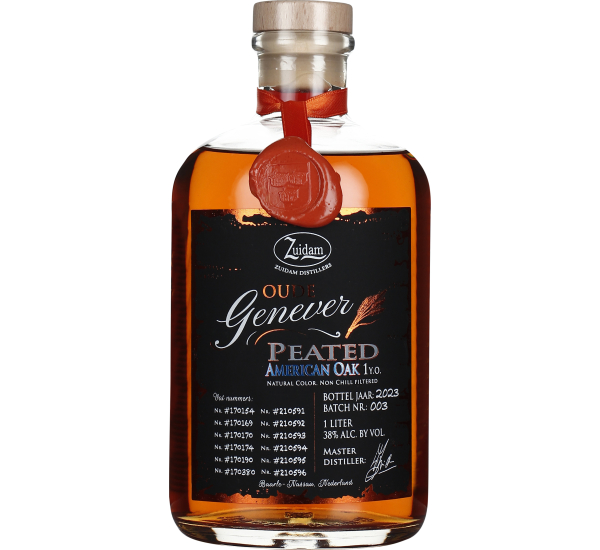 Zuidam Oude Genever 1 jaar Peated American Oak # 01