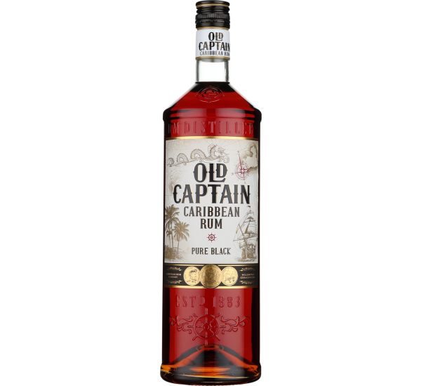 Old Captain Caribbean Pure Black Rum # 01